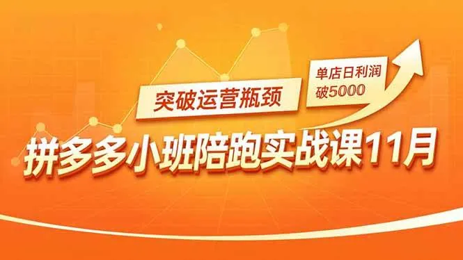 1b9668099a54f48940fd51292f78c717.jpeg (16654期)拼多多小班陪跑实战课11月,强付费矩阵、原价活动、暗券引流,突破运营瓶颈,单店日利润破5000