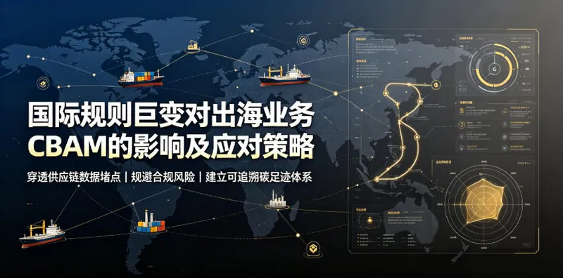 517e2f75c722cb9b94956de06dceb42a.jpeg 国际规则巨变对出海业务CBAM的影响及应对策略,帮助企业穿透供应链数据堵点,规避合规风险