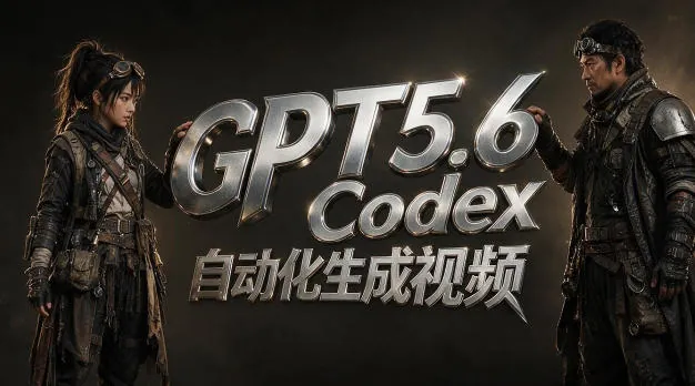 GPT5.6+Codex自动化生成视频全流程实战，从提示词设计、角色设定、封面海报，到视频生成思路与自动化工作流
