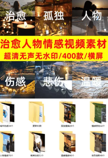 3a845406fbf5f6b419c2f8a96baeb8a8.jpeg 爆款短视频常用视频素材!抖音治愈伤感人物情感视频素材,400款合集,无声无水印,视频感氛围拉满
