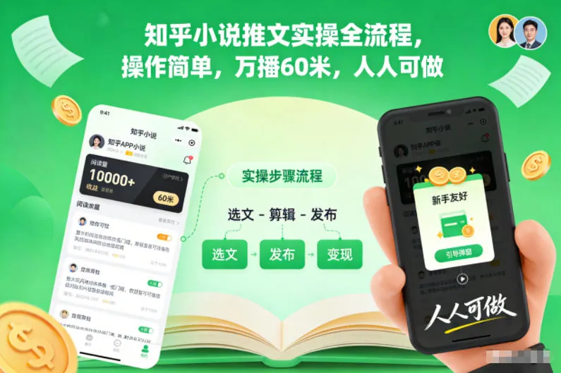 45d1fa284e2ff69a0f2a89e881180492.jpeg 知乎小说推文实操全流程,操作简单,万播60米,人人可做