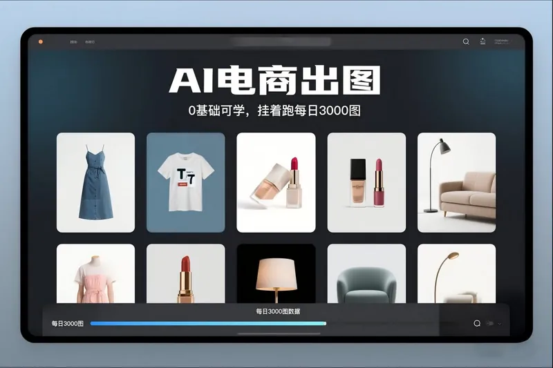 b9044cee81df948256edea00e203d988.jpeg AI电商出图,0基础可学,挂着跑每日3000图