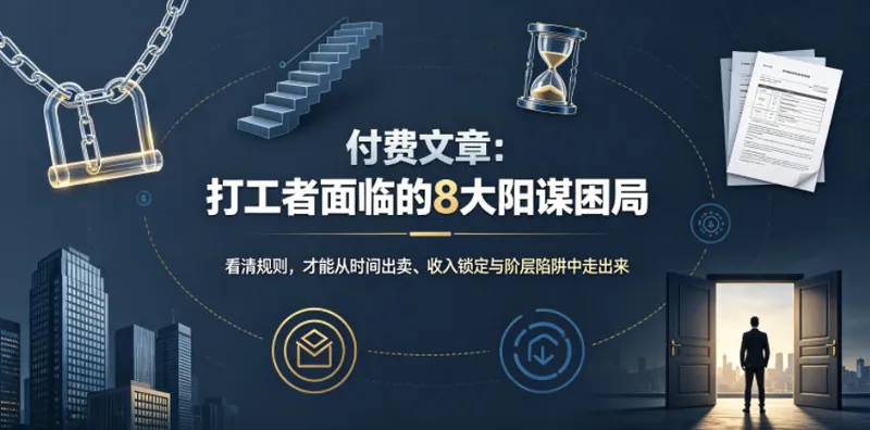 1cc39e7a4e79bb7082d2284c409032ee.jpeg 付费文章:打工者面临的8大阳谋困局
