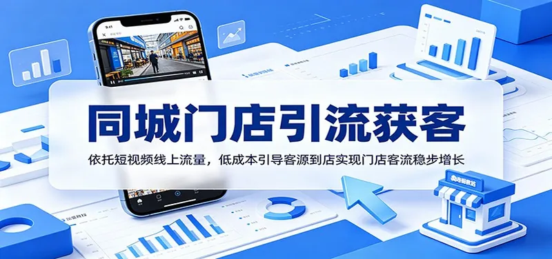 030365afd9717550e3f6759636c5577c.jpeg 同城门店引流获客:依托短视频线上流量,低成本引导客源到店实现门店客流稳步增长