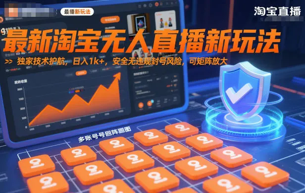 323ad8778c8701583736097c02c2b0a1.jpeg 最新淘宝无人直播新玩法,独家技术护航,日入1k+,安全无违规封号风险,可矩阵放大【揭秘】