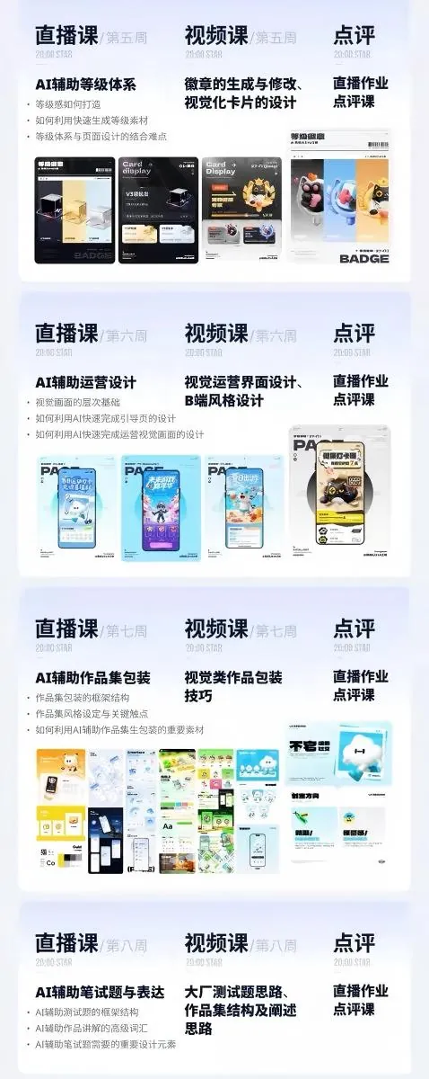 4fc05a0329ca7d03f84e3312ef2e0c19.jpeg AI+UI系统实战课:十周完整教学|图标IP运营视觉|笔试作品集交互动效全套落地教程