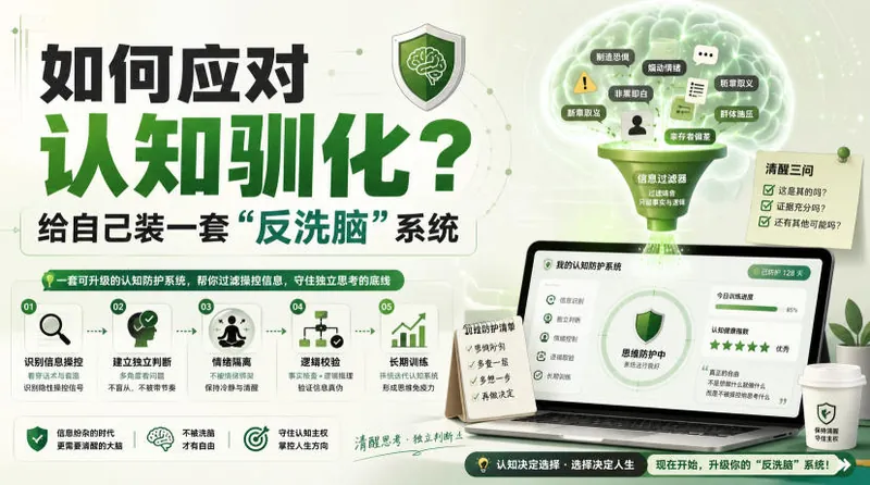 1cbbb6923e6c085156276bd45d1587ae.jpeg 付费文章:如何应对认知驯化?给自己装一套“反洗脑”系统