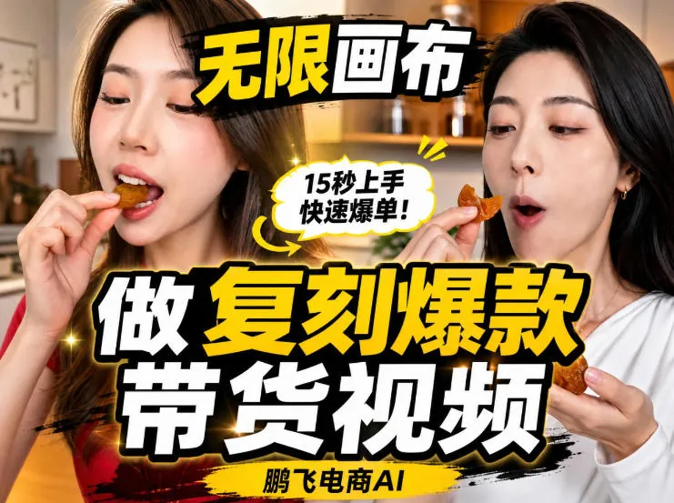 9022f2e2b6f9f04a7768aa913007261b.jpeg 无限画布实操教程,搭一个炸裂级黑科技工作流——一键复刻爆款带货视频