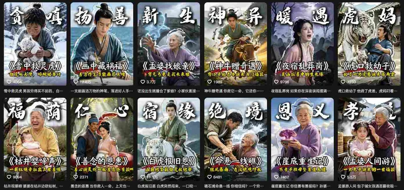 9dcf9702dd35eb0161aa45e788291dad.jpeg 抖音67W粉丝博主的AI民间故事教学,从起号、文案、剪辑到多平台变现全流程,伙伴分成计划接广告等多种收益,月入1W+