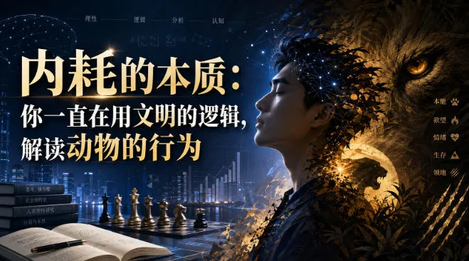 付费文章：内耗的本质：你一直在用文明的逻辑，解读动物的行为