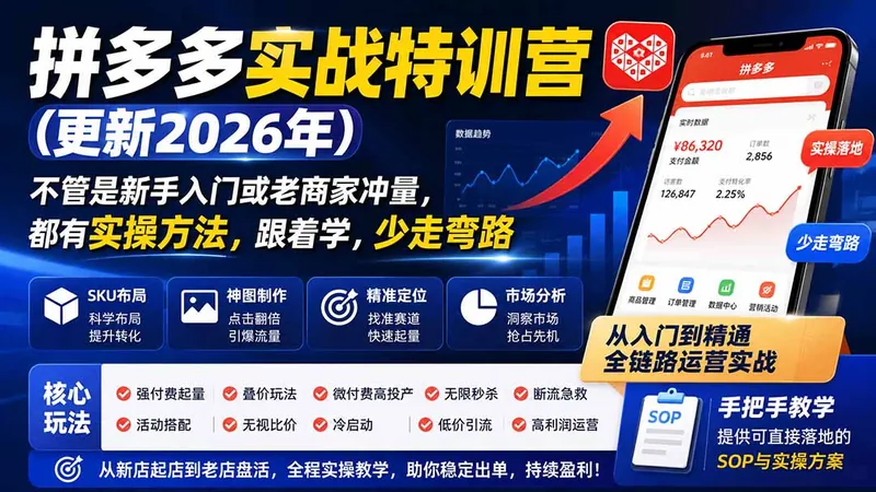 11162a1c0a8ec6c4963b930c835f0dae.jpeg 拼多多实战特训营(更新26年0821