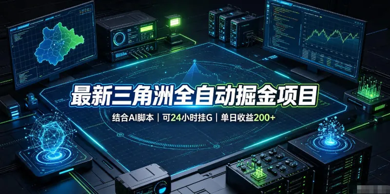 最新三角洲全自动掘金项目，结合AI脚本，可24小时挂G，单日收益200+【揭秘】
