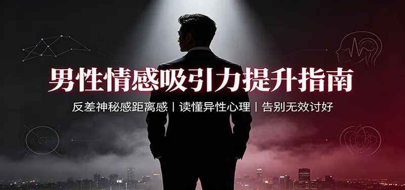 男性情感吸引力提升指南：反差神秘感距离感，读懂异性心理，告别无效讨好