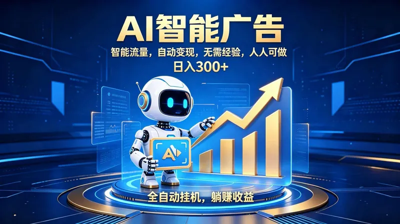 ed477f475c071394f690fb50d43f1e8c.jpeg 轻资产新赛道,全自动AI广告,打造持续收益