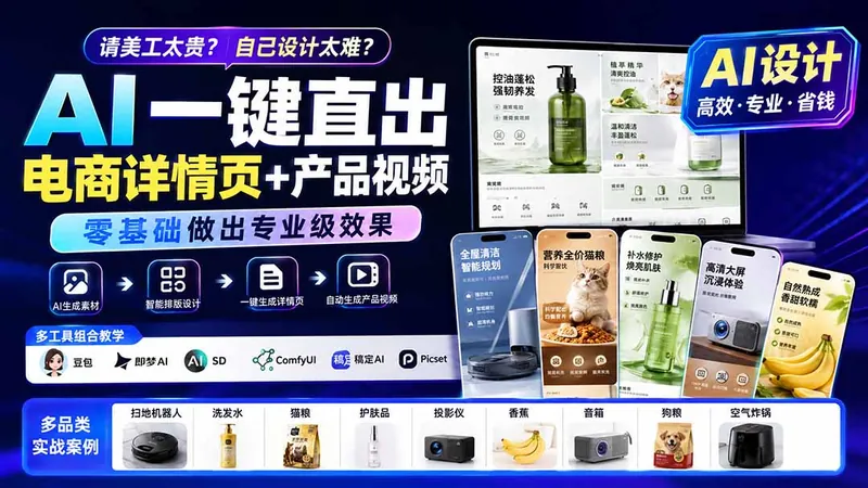 fb7479273e29eddabae3491388277cfd.jpeg 请美工太贵?自己设计太难?AI一键直出电商详情页+产品视频,零基础做出专业级效果 (更新0820