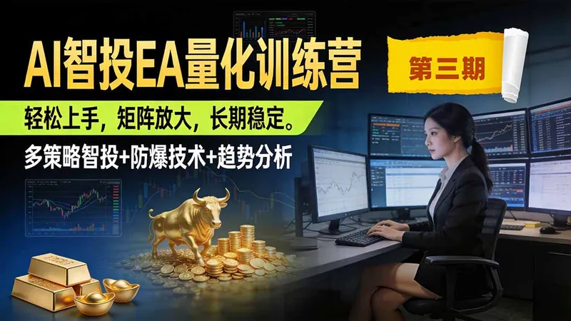 440df8743be8ada3b9101107730e3b15.jpeg AI智投EA量化训练营第三期,多策略智投+防爆技术+趋势分析 ,小白轻松上手,矩阵放大,长期稳定,日入500U。