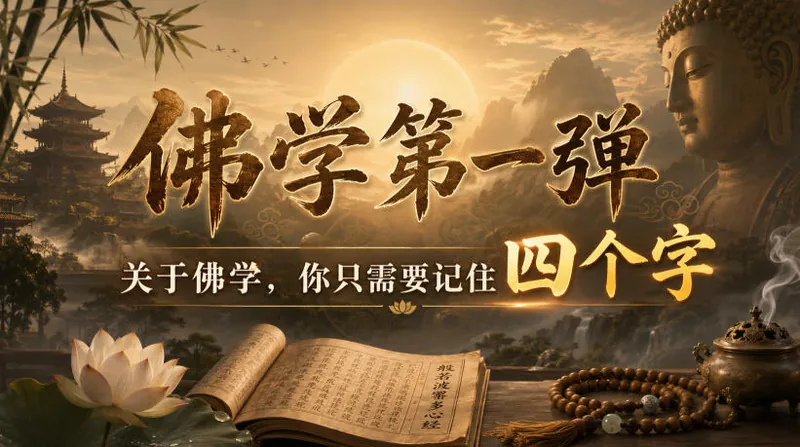 11bc36e69774913b460e25b97ec740e7.jpeg 付费文章:佛学第一弹,关于佛学,你只需要记住四个字
