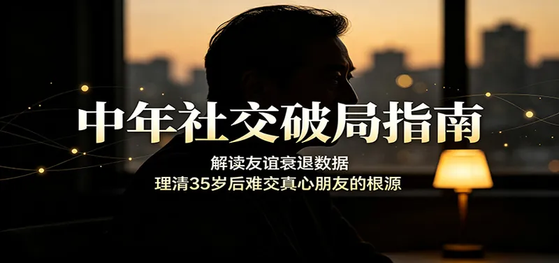 2376fbbbf89113014a1917548c810f2d.jpeg 中年社交破局指南:解读友谊衰退数据,理清35岁后难交真心朋友的根源