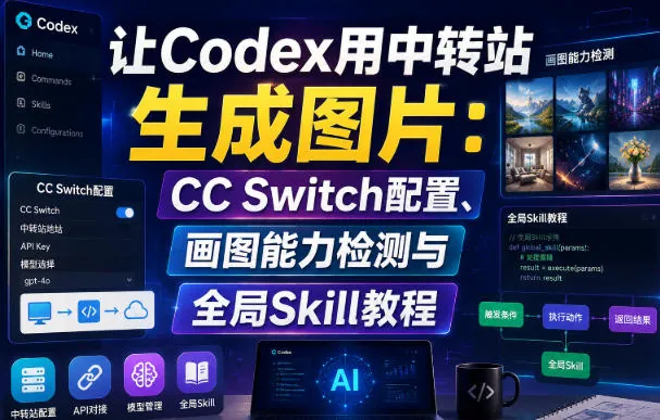 a1f9f05918e5888b07601bcaecc9d115.jpeg 让Codex用中转站生成图片:CC Switch配置、画图能力检测与全局Skill教程