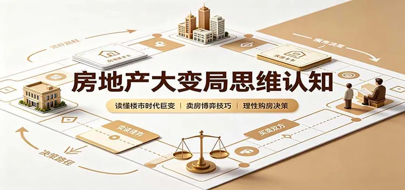 房地产大变局思维认知：读懂楼市时代巨变，卖房博弈技巧，理性购房决策