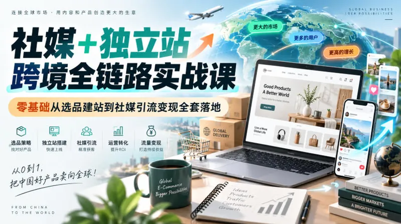 ee4bda56844ecaedc9d2c1b06d94ae42.jpeg 社媒+独立站跨境全链路实战课|零基础从选品建站到社媒引流变现全套落地