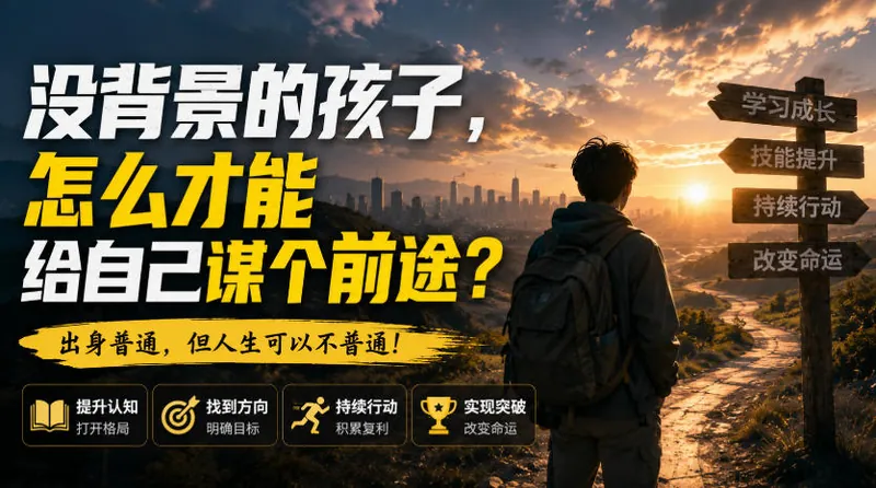 a1e635c6c325265f3ba3b7b3222fc63c.jpeg 付费文章:没背景的孩子,怎么才能给自己谋个前途?