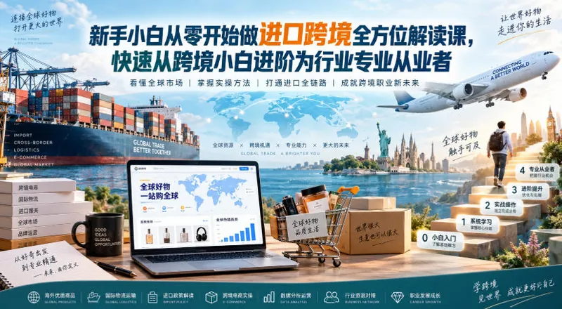 29bf94e1eac4ac18fbf6128dc107fda8.jpeg 新手小白从零开始做进口跨境全方位解读课,快速从跨境小白进阶为行业专业从业者