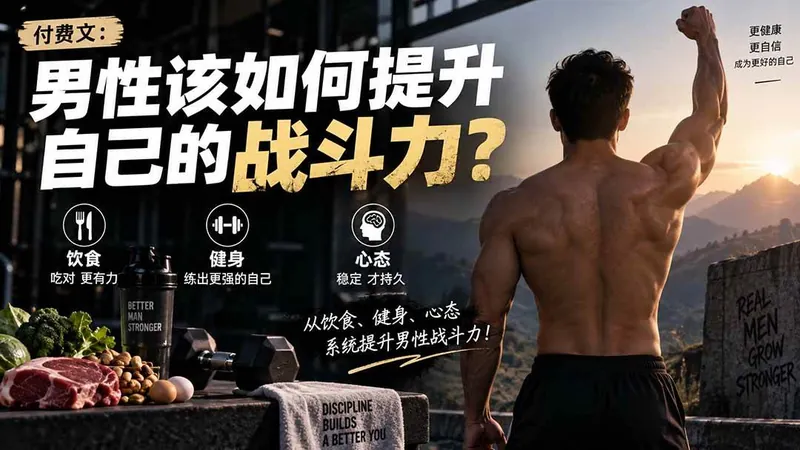 （20421期）付费文章：男性该如何提升自己的战斗力？