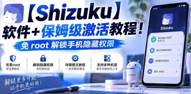 e039f33c5ca783cdb3c8d7919a365f6c.jpeg 【Shizuku】软件+保姆级激活教程!免root解锁手机隐藏权限
