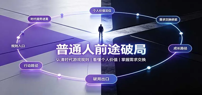 普通人前途破局：认清时代游戏规则，看懂个人价值，掌握需求交换