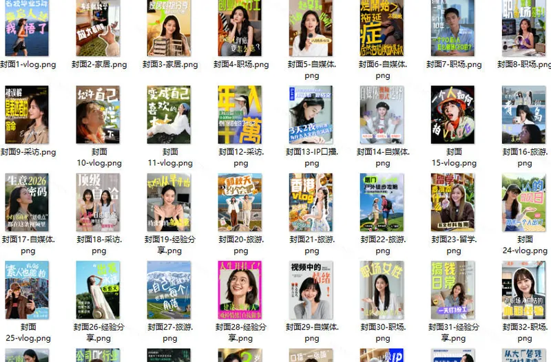 3282e4de17e5c2066d6a66c8610c543d.jpeg 高质量素材!200款+剪映高级美观网感封面预设,各行业通用,3s搞定超美观视频封面,爆款封面模板