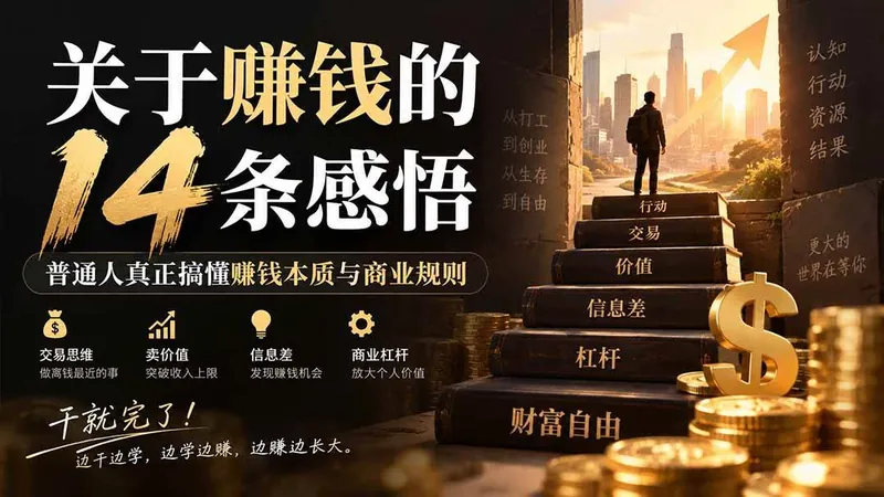 cc0b5f19aefd25c8381cea5407f8fd82.jpeg (20384期)付费文章:关于賺钱的14条感悟关于赚钱的14条感悟:普通人真正搞懂赚钱本质与商业规则